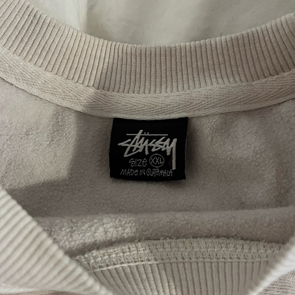 STUSSY DICE CREW OFF-WHITE XXL - Picture 4 of 4